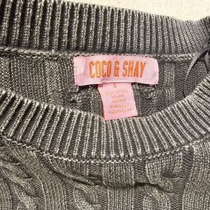 Small grey cotton sweater